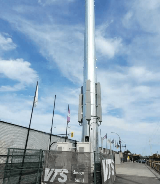 Tower Build for Soccer Stadium